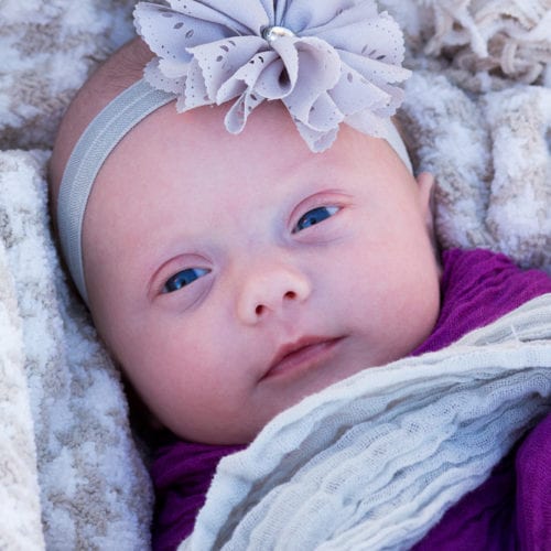 Newborn girl by Pella Iowa photographer Creating Memories Photography